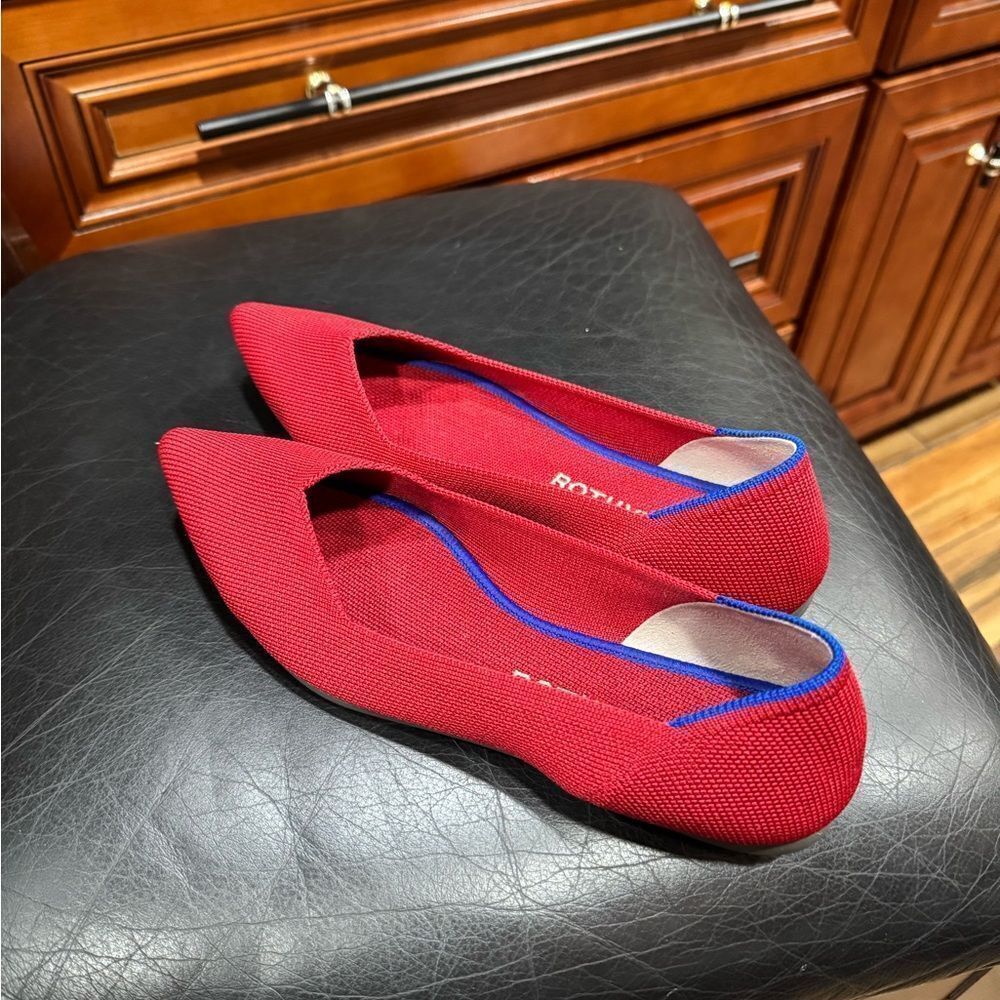 Rothy's Women's Red Flats